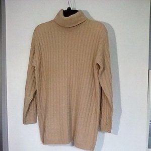 Jeanne Pierre (JPO)  Cable Turtleneck Sweater